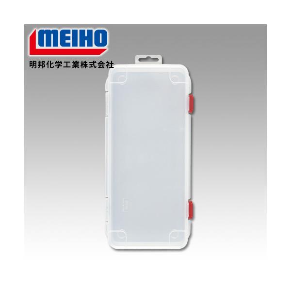 メイホウ ルアーケース 3L (タックルケース タックルボックス)■サイズ：外寸/275×131×45mm 内寸/265×111×41mm■素材：ポリプロピレン■内容：固定仕切板＆可変仕切板2枚付≪メイホウ タックルケース タックルボックス≫