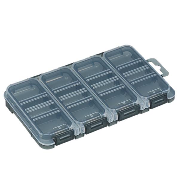 他サイト： メイホウ クワトロケースJ クリア×スモークブラック (タックルボックス タックルケース)の商品画像