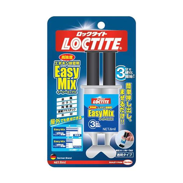 ヘンケルジャパン ロックタイト イージーミックス (エポキシ接着剤)■内容量：6ml≪ヘンケルジャパン エポキシ接着剤≫
