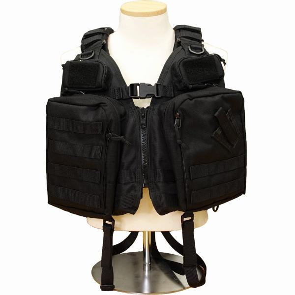 TOHO サブロック SUBROC ヴィーワンベスト 1260D スペシャル／ブラック V-one VEST (ライフジャケット フローティングベスト 釣り)■SIZE:FREE■MATERIAL：CORDURABallistic1260D...