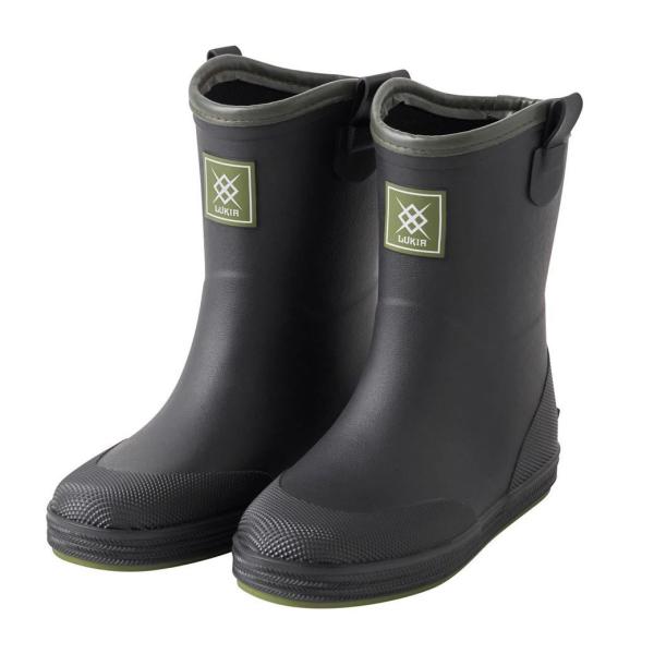 浜田商会 ショートデッキブーツ FTK594 (フィッシングブーツ 釣り)■規格(目安サイズ)：M(25〜25.5cm)・L(26〜26.5cm)・LL(27〜27.5cm)・3L(28〜28.5cm)■カラー：ブラック■素材：ラバー≪浜田...