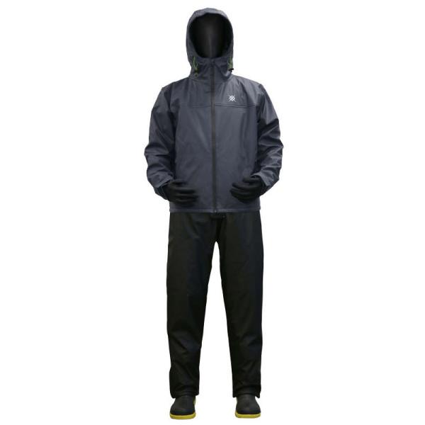 浜田商会 防水防寒ウィンター PUゲームスーツ ガンメタ LWB2505 (防寒着 上下セット 釣り) 浜田商会 防水防寒ウィンター PUゲームスーツ ガンメタ LWB2505 (防寒