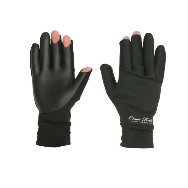 浜田商会 ネオフィットグローブ(3本指先カット) CWB2570 (フィッシンググローブ 防寒手袋 釣り)■品番：CWB2570■サイズ：フリー■カラー：ブラック≪浜田商会 フィッシンググローブ 防寒手袋 釣り≫