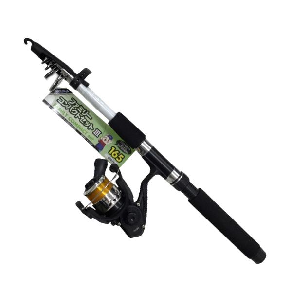 FUN TOOL (ファンツール) funtool ファミリーコンパクトセット3 165 ホワイト (釣り セット 竿 ロッド コンパクトロッド)■全長：1.65m■継数：5本■仕舞寸法：44cm■自重(竿)：95g■錘負荷：5〜15号■付...