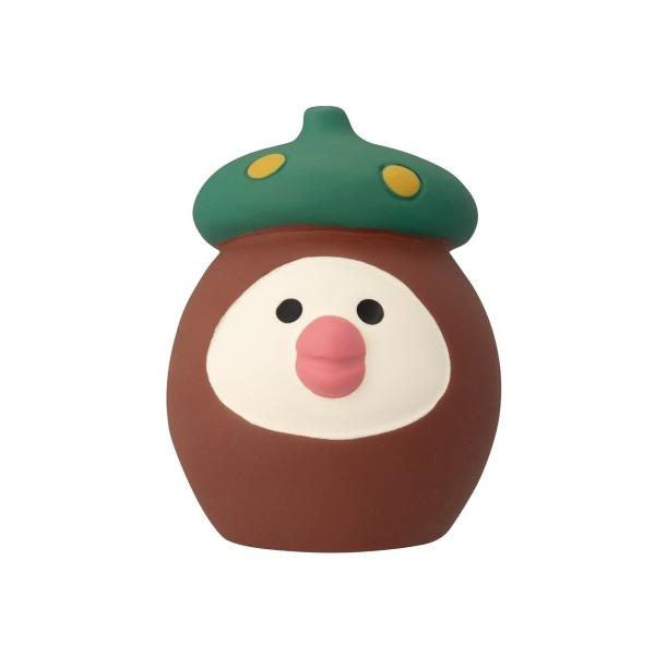 concombre コンコンブル どんぐり文鳥 ブラウン / どんぐり山 みのりの秋 ミニチュア デコレ メール便対応可