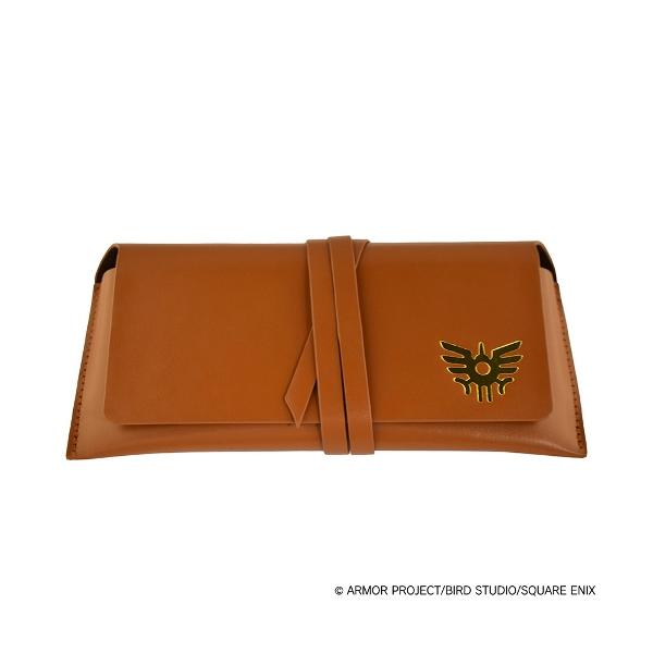 ドラゴンクエスト 金箔押し ロトのしるし メガネケース / ドラクエ グッズ