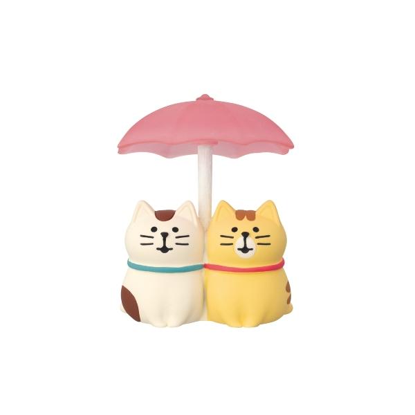 concombre コンコンブル あいあい傘にゃんこ / 雨にハミング デコレ