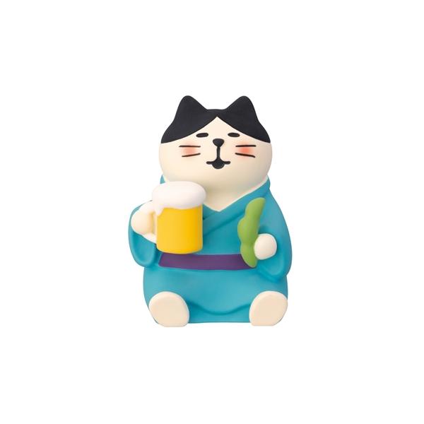 concombre コンコンブル 浴衣でビール猫 / ほろ酔い、夏宵夕涼み デコレ