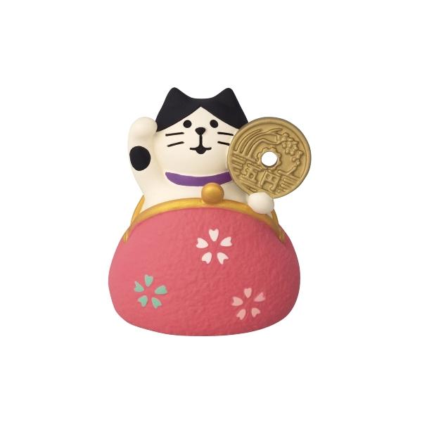 concombre コンコンブル ひょっこり金運がま口 招き猫 / 福物 デコレ