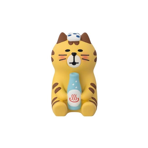 9/下予約 concombre コンコンブル 温泉にゃんこ とら / 旅猫のんびり温泉宿 デコレ メール便対応可