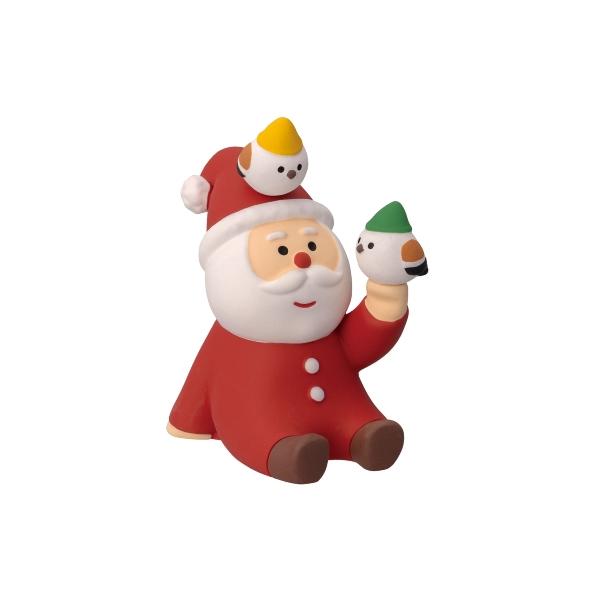 10/上予約 concombre コンコンブル シマエナガに好かれるサンタ / まったりクリスマスホリデー デコレ