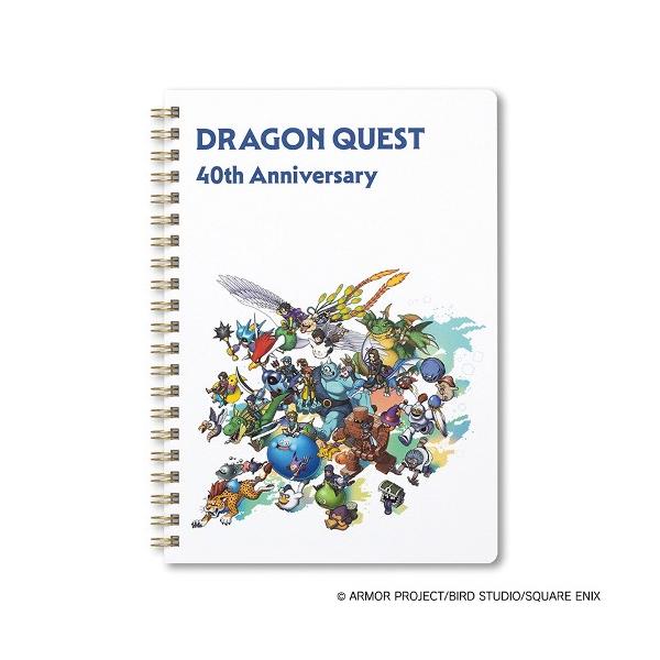 ドラゴンクエスト リングノート 40周年記念Ver. / ドラクエグッズ メール便対応可