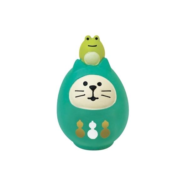デコレ コンコンブル かえる猫だるまなど20点 DECOLE（デコレ） concombre コンコンブル 開運カラー猫だるま 緑