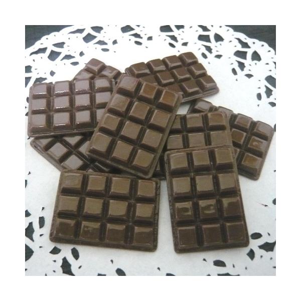 食べかけチョコ10個】樹脂粘土・ミニチュアフード・フェイクフード 