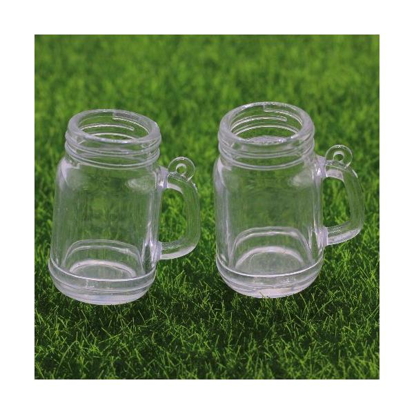 ミニチュア素材 ミニチュア メイソンジャーH38mm ５個セット 単価58円 / デコ用素材 食品サンプル フェイクフード