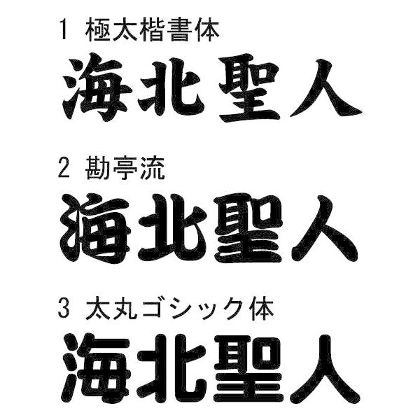 バッカンその他　カッティングネームステッカー【強粘着】 3文字で６００円　※文字サイズ4ｃｍ各　縦・横書き対応