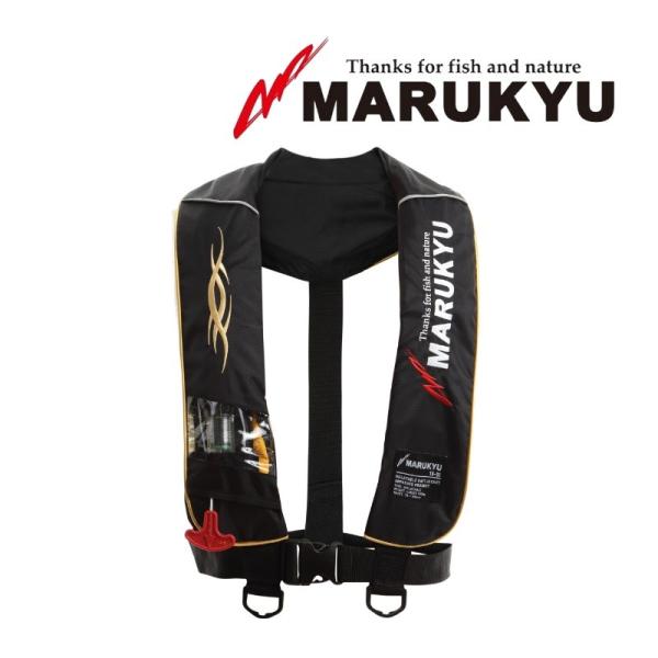 マルキュー ショルダータイプ ラフトジャケット 型式承認品 TR-01 検定付き ライフジャケット 自動膨張 救命胴衣 フィッシング 釣具 磯釣り 鮎 船 ルアー