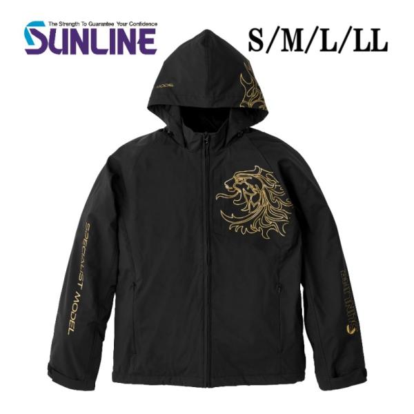 サンライン（SUNLINE） ライトシェルジャケット S M L LL ブラック SUW