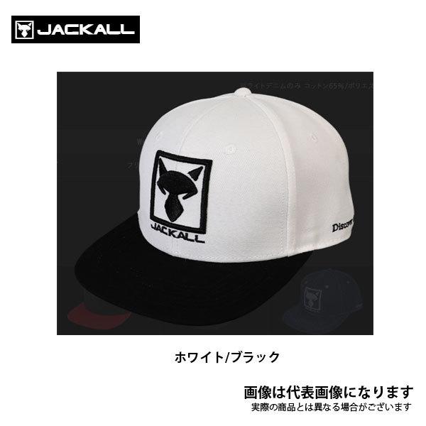 JACKALL（ジャッカル） スクエアロゴフラットキャップ ホワイト