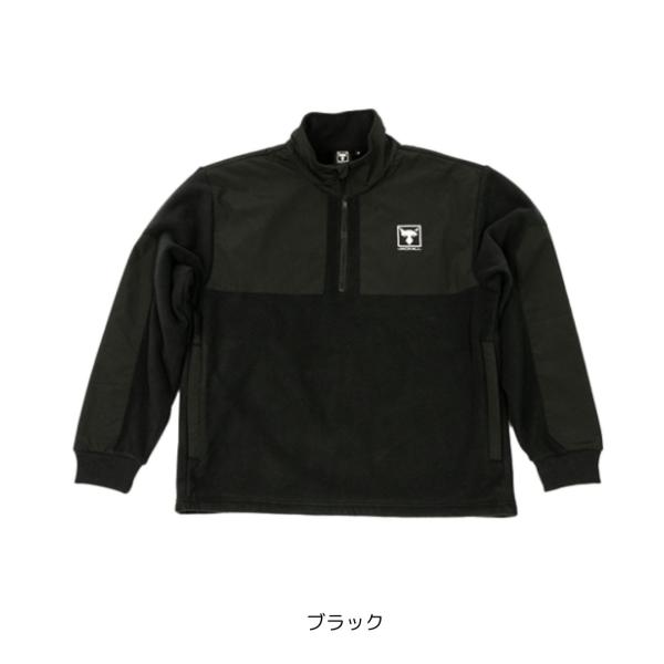 ジャッカル　フリースジャケット　M JACKALL（ジャッカル） ダブルフェイスフリースP/O M ブラック 爆買