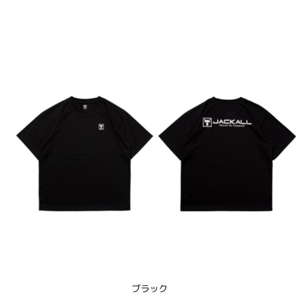 JACKALL（ジャッカル） バックロゴTシャツ TS-A002 S ブラック 爆買