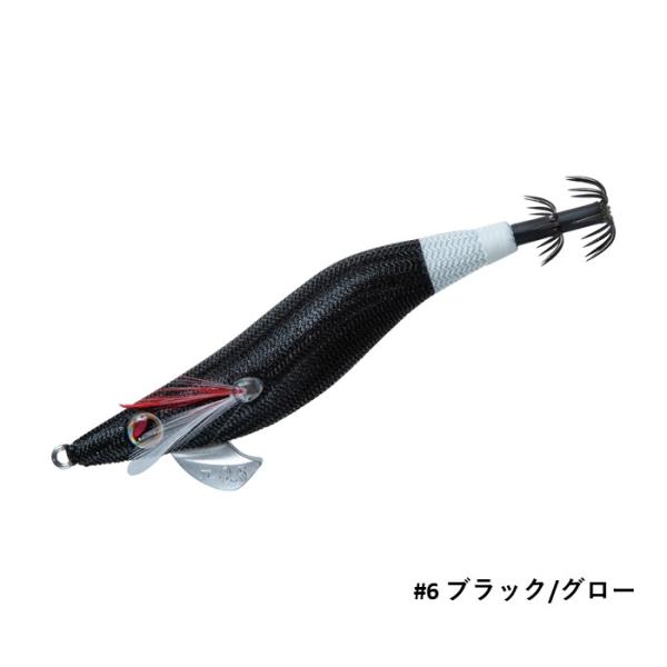 スピードメタル エギドロッパー 2.5号 #6 ブラック/グロー がまかつ