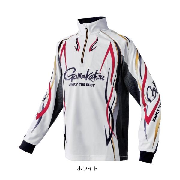 Gamakatsu（がまかつ） GM3734 2WAYプリントジップシャツ(長袖) #L