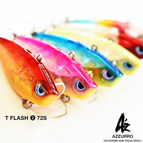 AZZURRO（アズーロ） 太刀魚T-FLASH2 72S 赤金グロー タチウオ ルアー