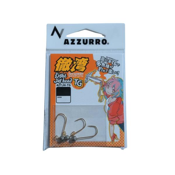 徹湾ライトジグヘッドTG 1.5g　#6（太） AZZURRO（アズーロ） 爆買