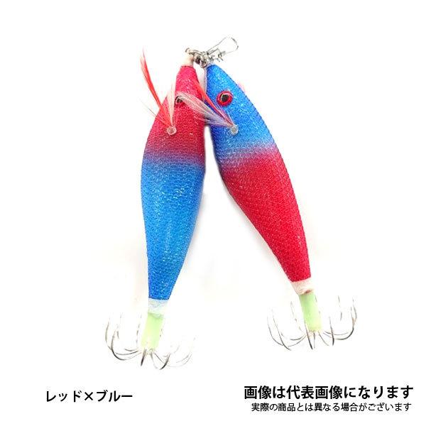 タコハグスッテ Mサイズ レッド×ブルー ブルーマーレ スッテ 四季の釣り 海蓮丸 FMAXTV[20tko] 爆買