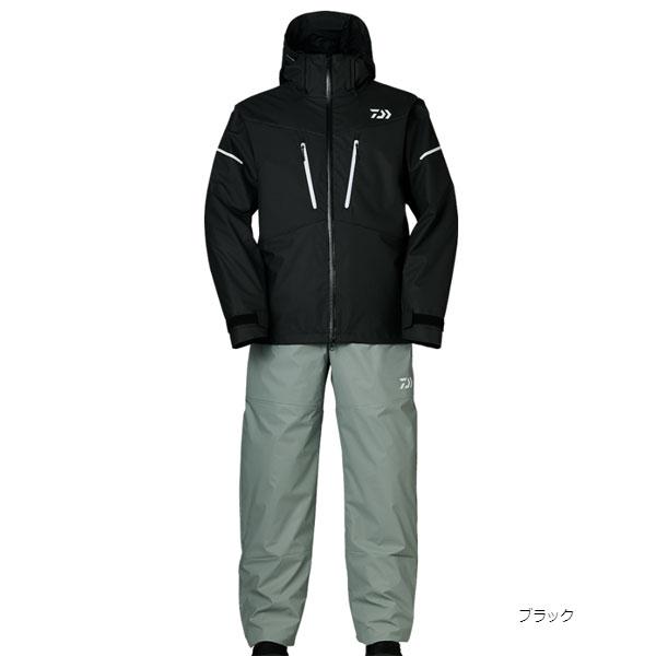 DW-9022 PVCオーシャンサロペットウインタースーツ ブラック #2XL