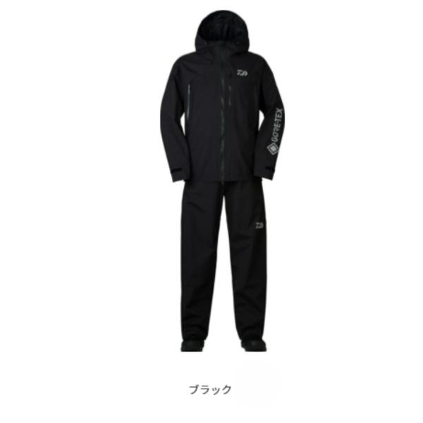 ダイワ DR-1924 ゴアテックス バーサタイルレインスーツ ブラック #2XL