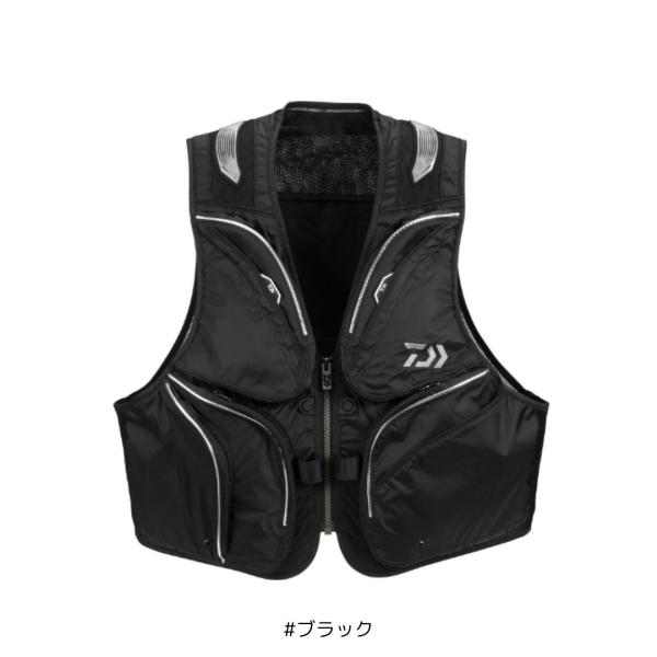 DAIWA（ダイワ） DV-3025 ショートフィッシングベスト #ブラック