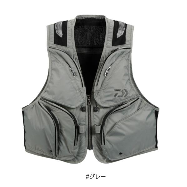 DAIWA（ダイワ） DV-3025 ショートフィッシングベスト #グレー #S