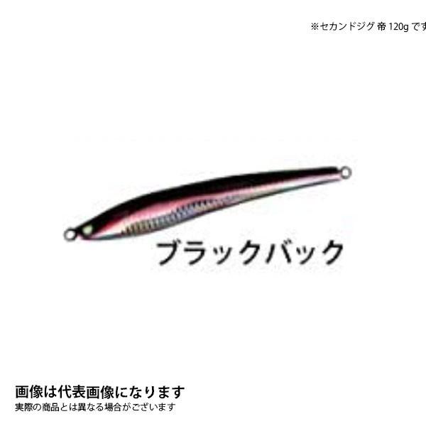 セカンドステージ ○セカンドジグ 帝 160g ノーマルカラー ブラック