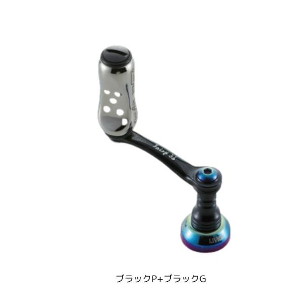 Fairy36 FinoAirノブ シマノS2用 ブラックP+ブラックG LIVRE（リブレ