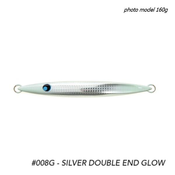 ウロコ ウロコジグ 250g #008G シルバーダブルエンドグロー 爆買