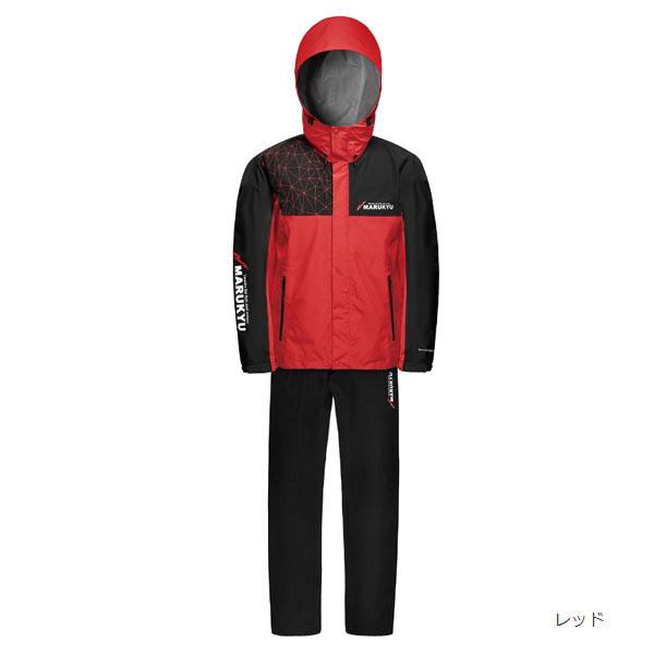 マルキュー スタンダードレインスーツ MQ-01/PA-01 レッド LLサイズ