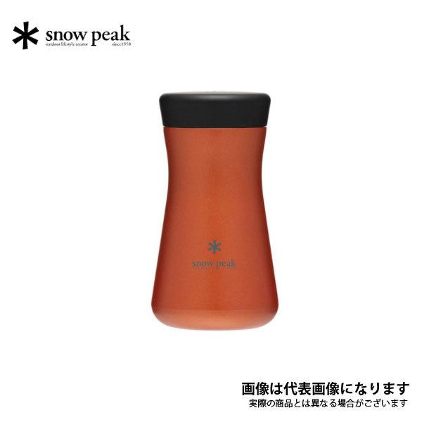 snow peak（スノーピーク） ステンレス真空ボトルタイプT350オレンジ