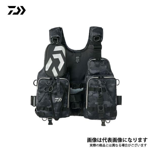 DAIWA（ダイワ） フロートゲームベスト ブラックカモ フリー DF-6206