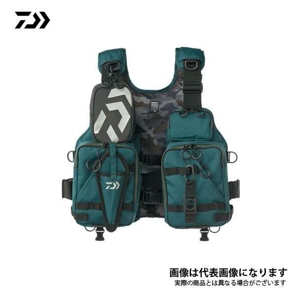 DAIWA（ダイワ） フロートゲームベスト ディープグリーン フリー DF