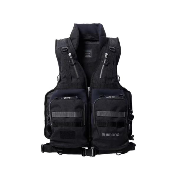 シマノ（SHIMANO） VF-229X ロックショアタフベスト ブラック 大型便A
