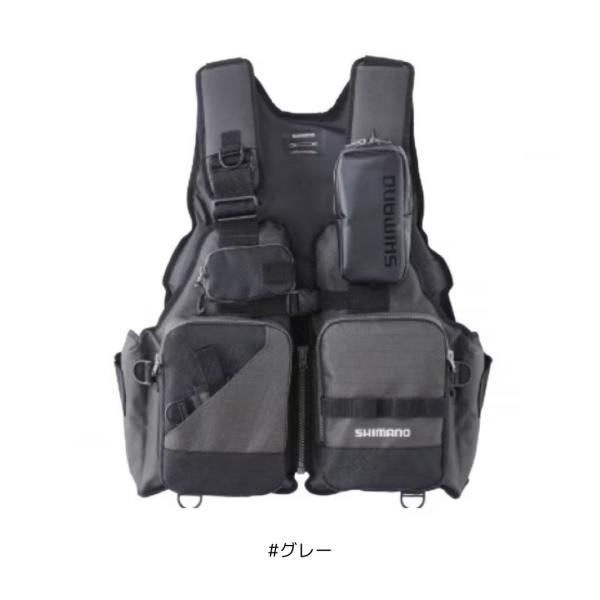 SHIMANO ゲームベスト[VF-024U] シマノ（SHIMANO） VF-024U ゲームベスト #グレー 大型便A 爆買