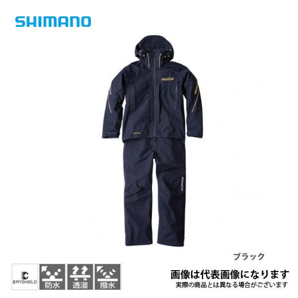 シマノ（SHIMANO） NEXUS・DS レインスーツ RA-125U ブラック XL 爆買