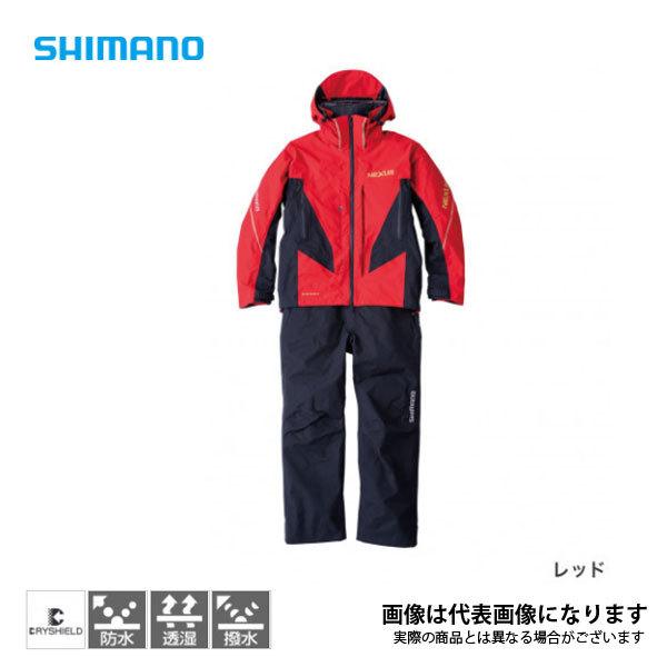 シマノ（SHIMANO） NEXUS・DS レインスーツ RA-125U レッド 3XL 爆買
