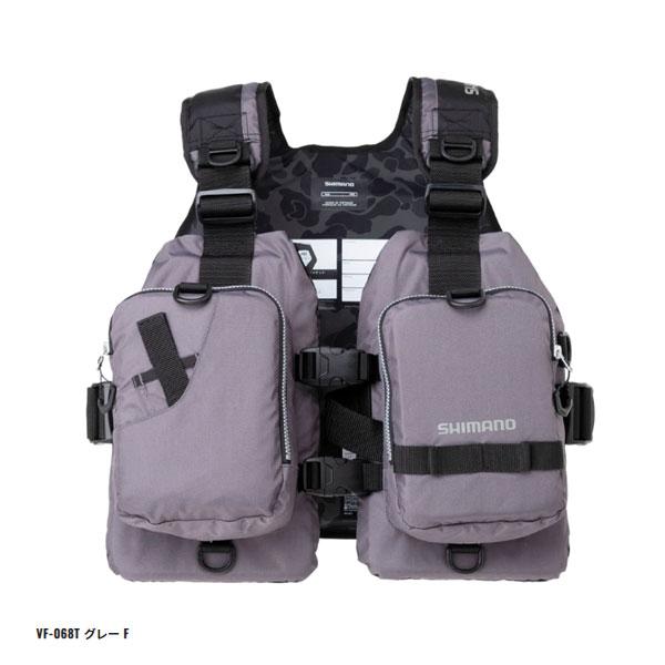 シマノ（SHIMANO） VF-068T ゲームベストライト #グレー 爆買