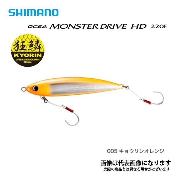 ハードルアーセット MONSTER DRIVE HD220F & Rapido シマノ オシアモンスタドライブHD220F