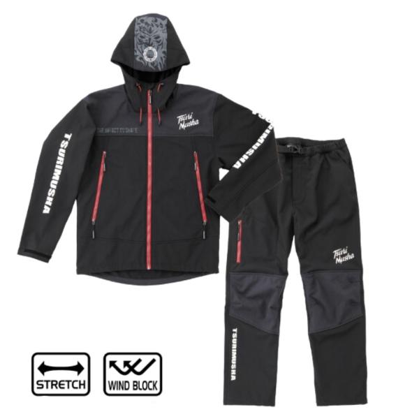 釣武者 3Dストレッチウィンドガードスーツ TM Ver. #4Lサイズ 2023