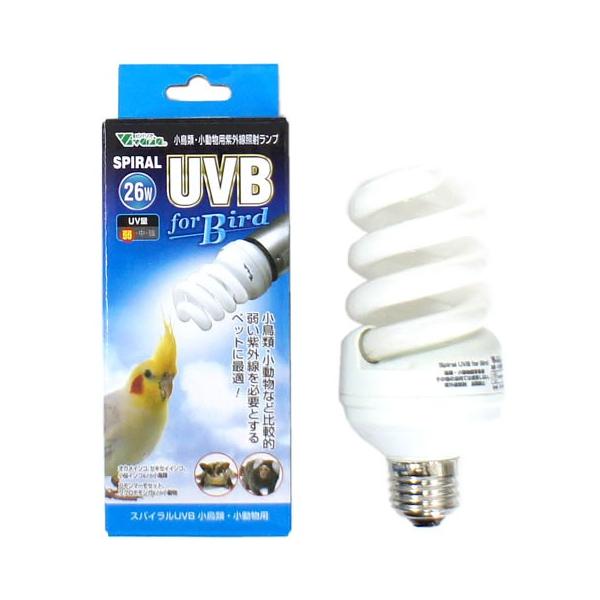 小鳥類・小動物など比較的弱い紫外線を必要とするペットに最適!鳥獣医推薦商品!●オカメインコ、セキセイインコ、小型インコなどの小鳥類。●コモンマーモセット、フクロモモンガなどの小動物類。●製品サイズ:φ60×H130(mm)●口金E-26●フ...