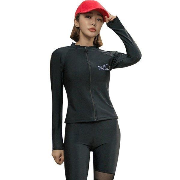 フィットネス水着 レディース セパレート ビキニ かわいい 体型カバー水着 長袖 ラッシュガード スポーツブラ ショーツ Fit 001618157 F I T 1号店 通販 Yahoo ショッピング